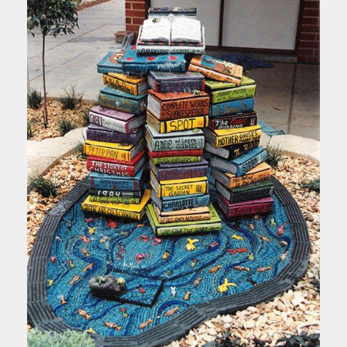 Bookstack Water Feature